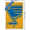 Trends International NHL St. Louis Blues - Logo 25 Framed Wall Poster Prints - 3 of 4
