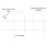 Origin Point Garden Craft Round Folding Border Fence, White, 10'L x 10" H - 4 of 4