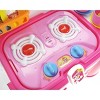 JuzToys Realistic Pretend Kitchen Set for Kids – Cooking Toys with Lights and Sounds, Portable Kitchen Playset with Play Food Toys - 2 of 4