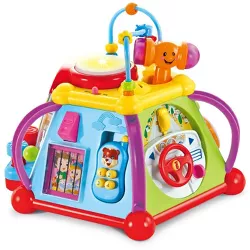Link 15 in 1 Musical Cube Educational Game Play Activity Center Kids Toy with Lights for Early Learning and Development