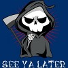 Men's Design By Humans See Ya Later Halloween T Shirt By thebeardstudio T-Shirt - 2 of 3