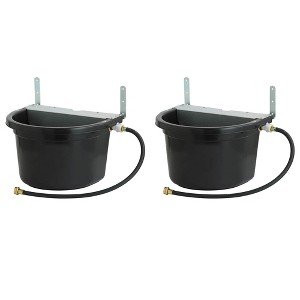 Little Giant 4 Gal. Float Controlled Waterer Livestock Water Trough (2 Pack) - 1 of 4