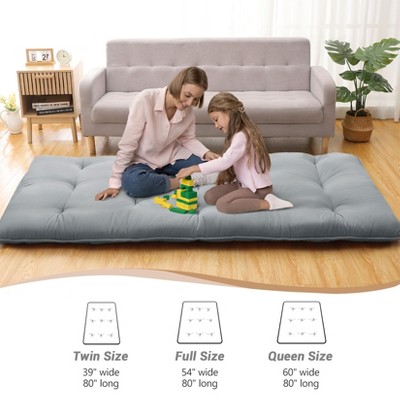 Portable Japanese Floor Mattress for All Ages - Futon Tatami Bed Roll-Up Sleeping Mattress for Dorms Adventures