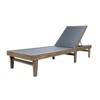 VisioGear Chaise Lounge with Dark Grey Mesh, Outdoor Chaise Lounge with Adjustable Backrest, Dark Grey, 78.75"*24"*12" - 2 of 4