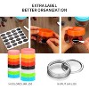 Acekool 16 Pack Mini Mason Jars, 4oz Glass Canning Jars with Lids and Bands, Small Jars for Jam, Honey, Spice, DIY & Decor - 2 of 4