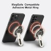 Vena Magsafe Phone Ring Holder Grip with Kickstand for Phone Case, Magsafe Magnetic Phone Grip Ring Holder and Magnet Stand for iPhone, Pearl White - 3 of 4