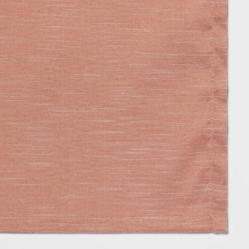 Cotton Chambray Tablecloth Pink - Threshold™, 3 of 4