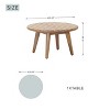 Moda Furnishings Acacia Wood Patio Outdoor Side Table - 4 of 4