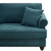 VASIP Modern Sofa for Living Room, 82" Green Chenille Sofa Couch, Sectional Love Seat Couch with Brown Legs - 3 of 4