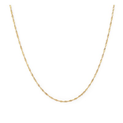 Ethic Goods Necklace: Twist Chain | GOLD PLATED