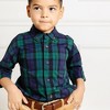 Hope & Henry Boys' Organic Poplin Long Sleeve Button Down Shirt, Infant - 4 of 4