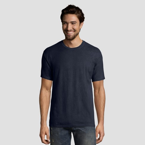 Hanes men's 1901 heritage dyed 2025 short sleeve crewneck pocket tee