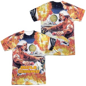 Men's Atari Missle Commander (Front Back Print) Short Sleeve Costume T-Shirt - 1 of 4