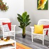 HomeStock  4 ft. Artificial Banana Tree in Pot for Indoor/Outdoor - 4 of 4
