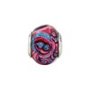 Black Bow Jewelry Pink, Purple Swirls Overlay Glass & Sterling Silver Bead Charm, 15mm - 2 of 4