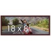 PosterPalooza | Panoramic Classic Modern Brown Frame - UV Acrylic, Foam Board Backing, Hanging Hardware - 3 of 4
