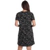Just Love Short Sleeve Nightgown for Women – Cozy, Lightweight Sleepwear with Classic Design - 3 of 3