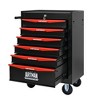 Maggift 6-Drawer RollingTool Boxes with Keyed Locking System, Ball Bearing Drawer Slides, Steel Tool Storage Box for Office, Red, 20.9"*13"*30.5" - 4 of 4