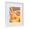 Trademark Fine Art - Gigi Rosado  Yellow table Matted Framed Art - 3 of 4