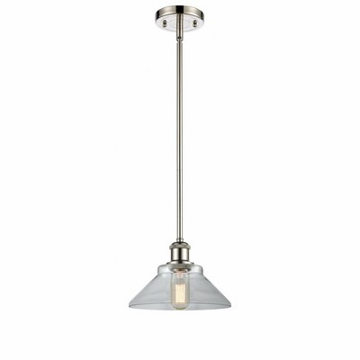 Orwell - 1 Light Stem Hung Mini Pendant In Industrial Style-8 Inches Tall and 8.38 Inches Wide
