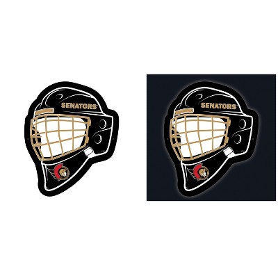 Evergreen Ultra-Thin Edgelight LED Wall Decor, Helmet, Ottawa Senators- 15.6 x 19 Inches Made In USA