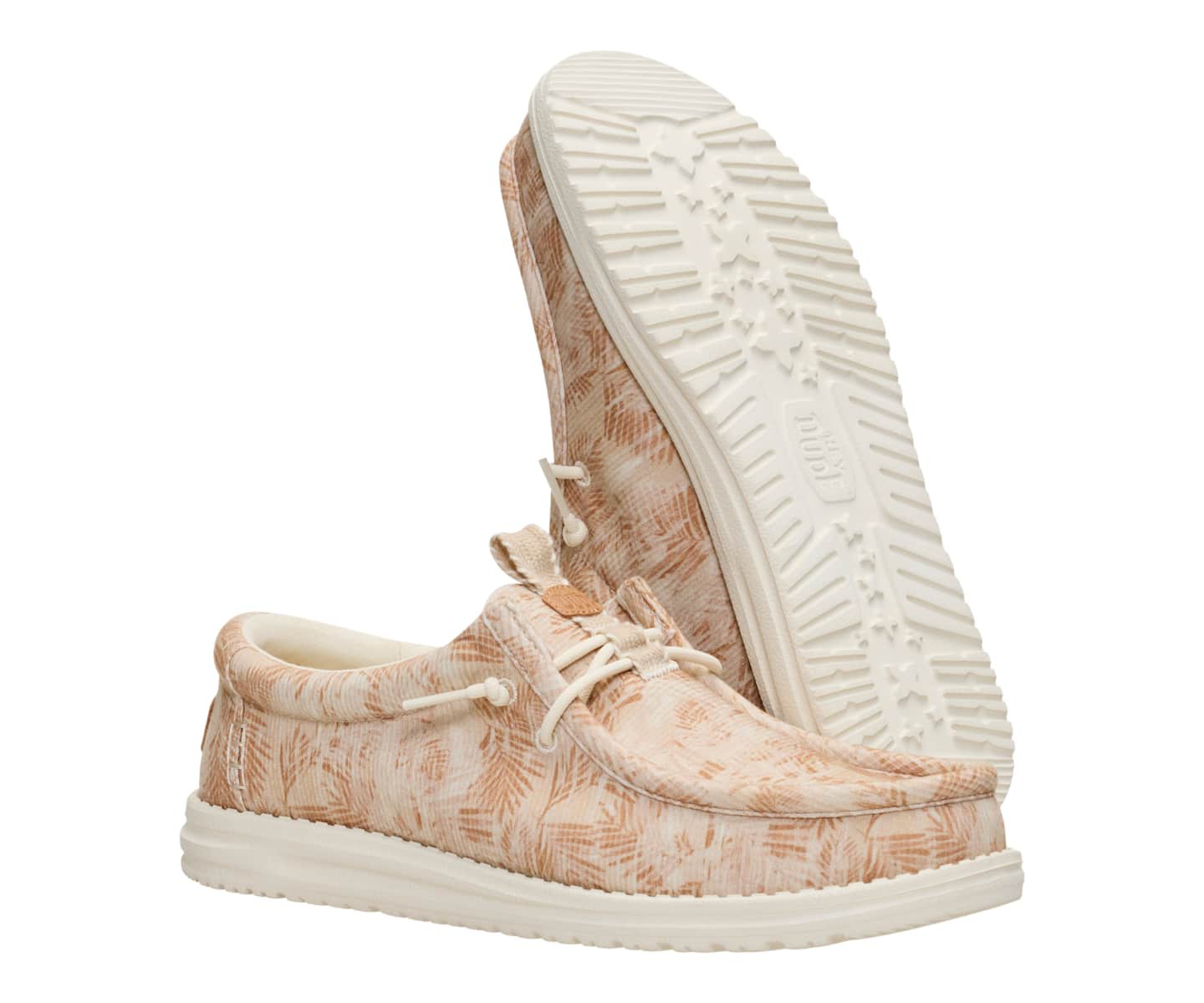 HEYDUDE Men Wally Tropical Palms, Tapioca Tan, M9, цвет: Рыжевато-коричневый — фото 4