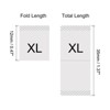 Unique Bargains Woven Crafting Clothing Sewing Embroidered Size Labels 100 Pcs - 2 of 4