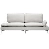 TiramisuBest 83" Modern Sofa Couches for Living Room, 3 Seater Sofa with Detachable Cover & double cushioning,Beige - 2 of 4