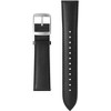 Withings 20mm Curved Leather Wristband - Black/Silver - 3 of 3
