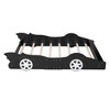 Whisen Twin Size Race Car-Shaped Platform Bed with Wheels - 3 of 4