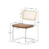 Set of 4/Set of 2 Accent Dining Chair, Rattan Chair for Dining room, Living room-ModernLuxe - 3 of 4