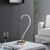 Vynxaria 20.25" Contemporary Chrome LED Tube Table Lamp with Magnetic End - 3 of 4