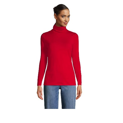 Women's Supima Cotton Long Sleeve Turtleneck