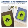 Avery Bright Green Paper Labels, 4.75" x 3.5" Arched - 3 of 4