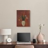 Art Remedy Odilon Redon - Bouquet in a Chinese Vase Vintage Classic Roses Wall Art, 16" x 20", Gallery Wrapped - 2 of 4