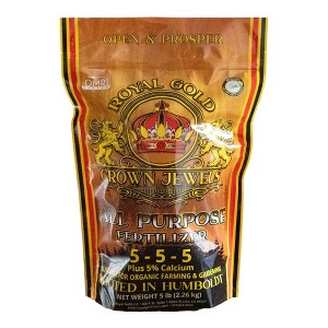 Royal Gold Crown Jewels Organic All Purpose 5-5-5 Dry Soluble Fertilizer - 1 of 4