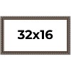 PosterPalooza | Panoramic Ornate Black Picture Frame - UV Acrylic, Foam Board Backing, Hanging Hardware - 2 of 4