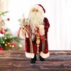 Roman 18.0 Inch Red Santa With Gold & Silver Christmas Figurine , Bling Christmas Decor Elegant Decorative Santa (1PC) - 2 of 4