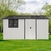 10x12 FT Metal Sheds & Outdoor Storage,Waterproof Large Backyard Shed House W/Acrylic Window and Sliding Door - 3 of 4