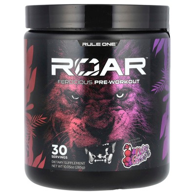 Rule One Proteins Roar, Ferocious Pre-Workout, Wild Grape, 10.05 oz (285 g)