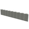 Gabion Wall Galvanized Steel 248"x11.8"x39.4"vidaXL - 2 of 4