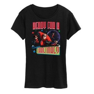 Women's - Disney - Ready For A Super Christmas Short Sleeve Graphic T-Shirt - 1 of 4