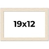 PosterPalooza | 19x12 Wide Barnwood Picture Frame, UV Acrylic, 6 Finishes - Grey, Brown, White, and Black - 2 of 4