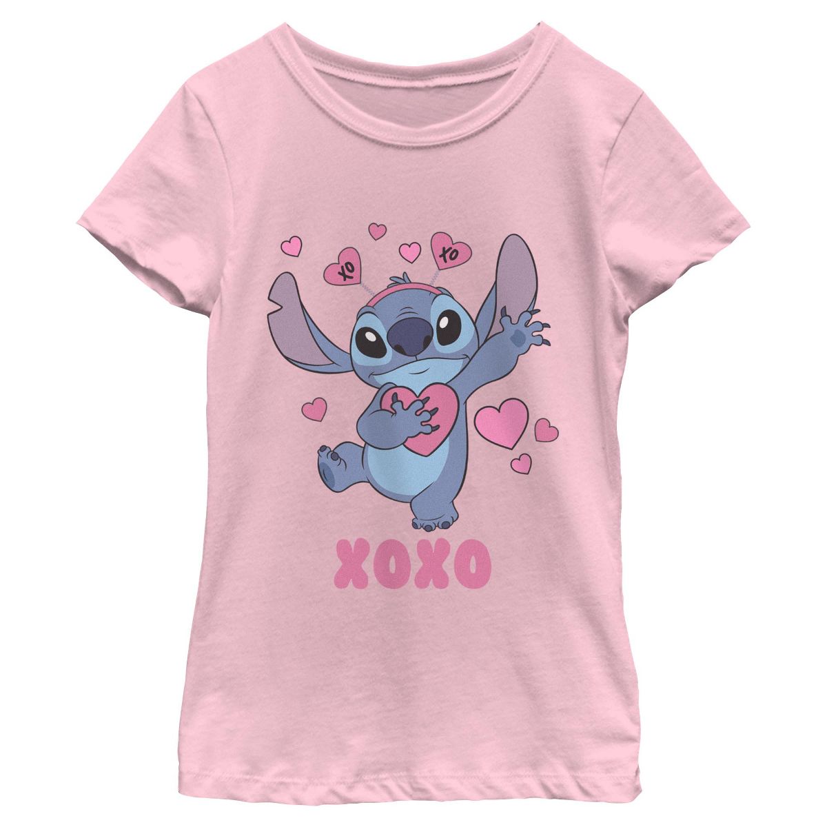 Girls Lilo & Stitch Heart Accessories Stitch T Shirt