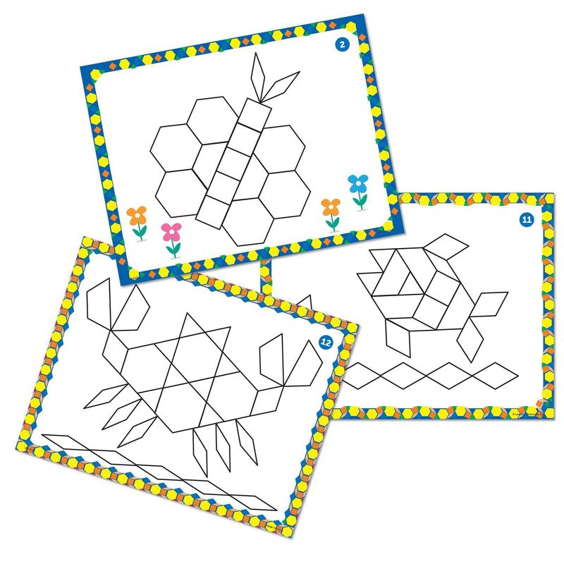 Learning Resources Pattern Block Activity Set, 5 of 6