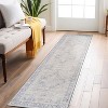 World Rug Gallery Calista Multi Vintage Indoor Rug – Machine Washable Flat Pile with Non-Slip Backing - 2 of 4