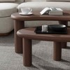 Lirago Wood Nesting Coffee Tables (Set of 2) 34*25 Walnut - 4 of 4