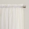 Emily Sheer Voile Rod Pocket Curtain Panel - No. 918 - image 2 of 4