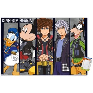 Trends International Disney Kingdom Hearts 3 - Group Unframed Wall Poster Prints - 1 of 4