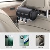 Itopfox Retractable 3-in-1 Car Backseat Charging Station with USB Type C & Lightning Cables for iPhone, Samsung Android, Uber & Ride Share Passengers - 4 of 4